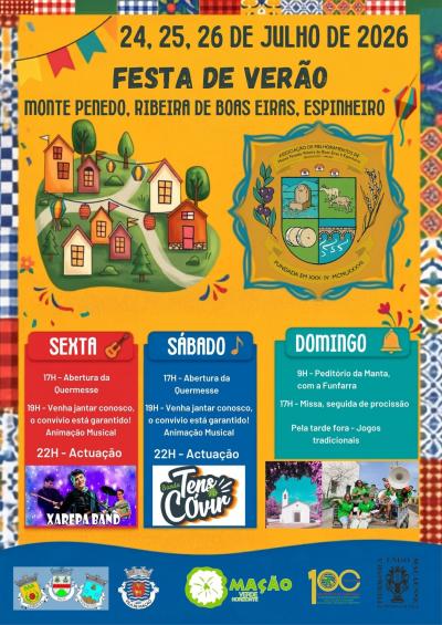 Cartaz Festa de Verão 3 Aldeias