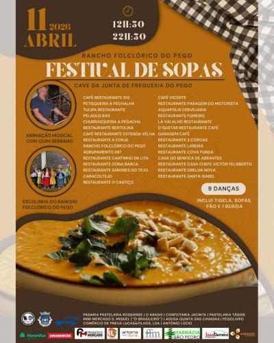 Cartaz Festival de Sopas do Pego