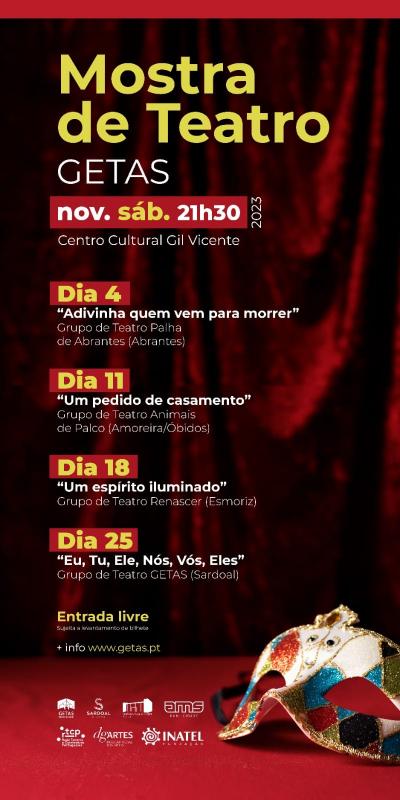 Cartaz Mostra de Teatro - GETAS - 