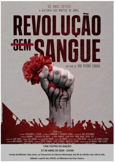 Cartaz CINEMA – REVOLUÇÃO (SEM) SANGUE