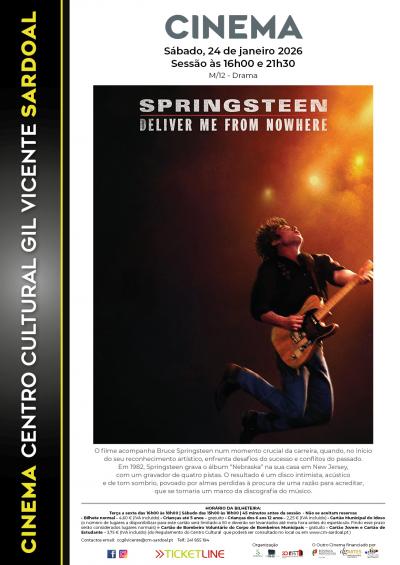 Cartaz Cinema - «Springsteen : Deliver me from nowhere» 