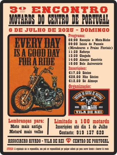 Cartaz Encontro de Motards do Centro de Portugal 