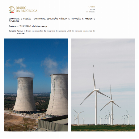 Publicada em Diário da República a criação oficial da Zona Livre Tecnológica de Abrantes para as Energias Renováveis (c/áudio)