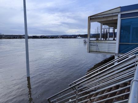 Tejo mantém alerta vermelho por subida de caudais com chuva a provocar aluimentos