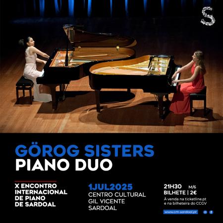 Ler notícia: Görog Sisters Piano Duo no X Encontro Internacional de Piano