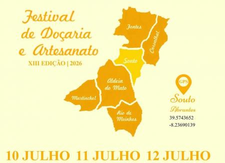Festival de Doçaria e Artesanato do norte do concelho de Abrantes regressa de 10 a 12 de julho