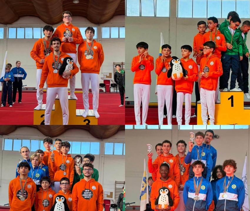 Clube Náutico de Abrantes conquista dois títulos distritais por equipas e soma 37 medalhas no Campeonato Distrital de GAM