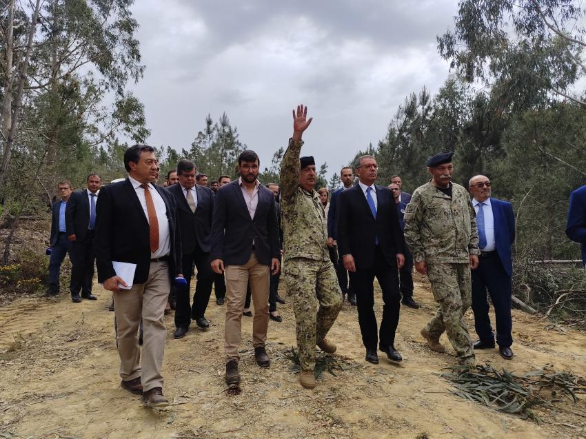 António José Seguro viu trabalhos do exército na floresta em Vila de Rei (c/áudio)