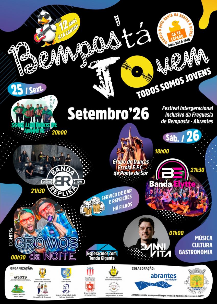 Bemposta recebe festival intergeracional com dois dias de música, dança e convívio