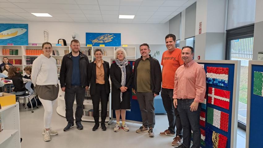 Professores alemães e holandeses visitaram Escola em Jobshadowing 