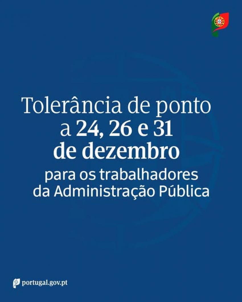 Governo dá tolerância de ponto em 24, 26 e 31 de dezembro, mais um dia do que o habitual