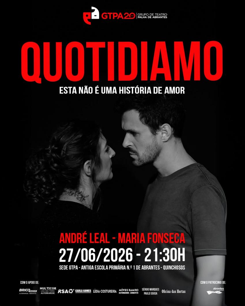 Grupo de Teatro Palha de Abrantes repõe espetáculo 