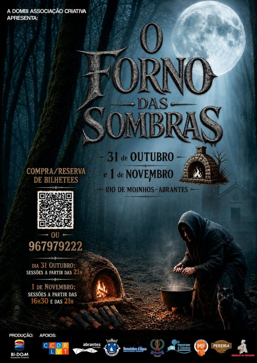 «O Forno das Sombras» promete uma experiência de teatro imersivo na noite de Halloween