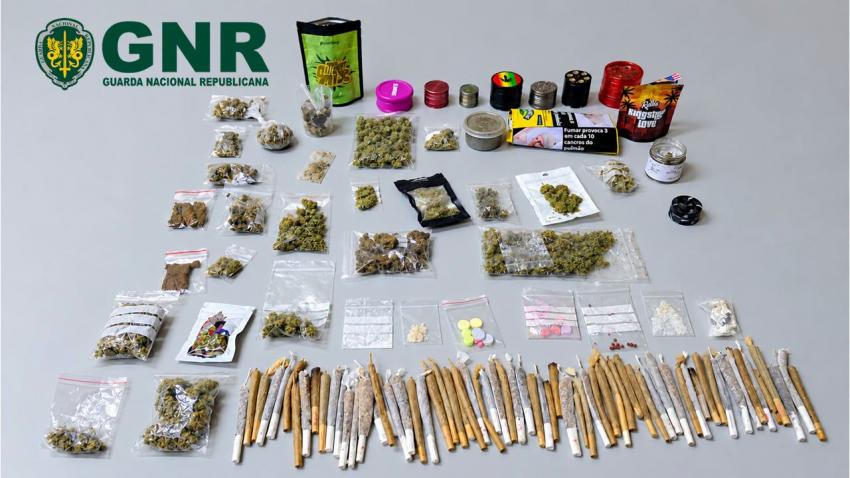 GNR apreende mais de 69.000 doses de droga e detém 27 pessoas no Ribatejo