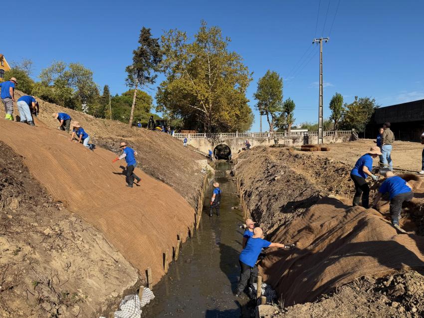Projeto ambiental permitiu recuperar seis quilómetros de linhas de água em 26 intervenções