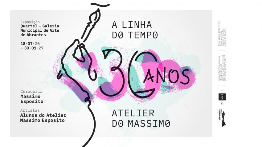 Exposição A linha do tempo: 30 anos do «Atelier do Massimo» vai estar patente no Quartel