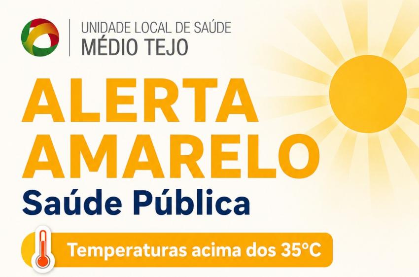 ULS ativa alerta amarelo de Saúde Pública devido à previsão de temperaturas acima dos 35ºC