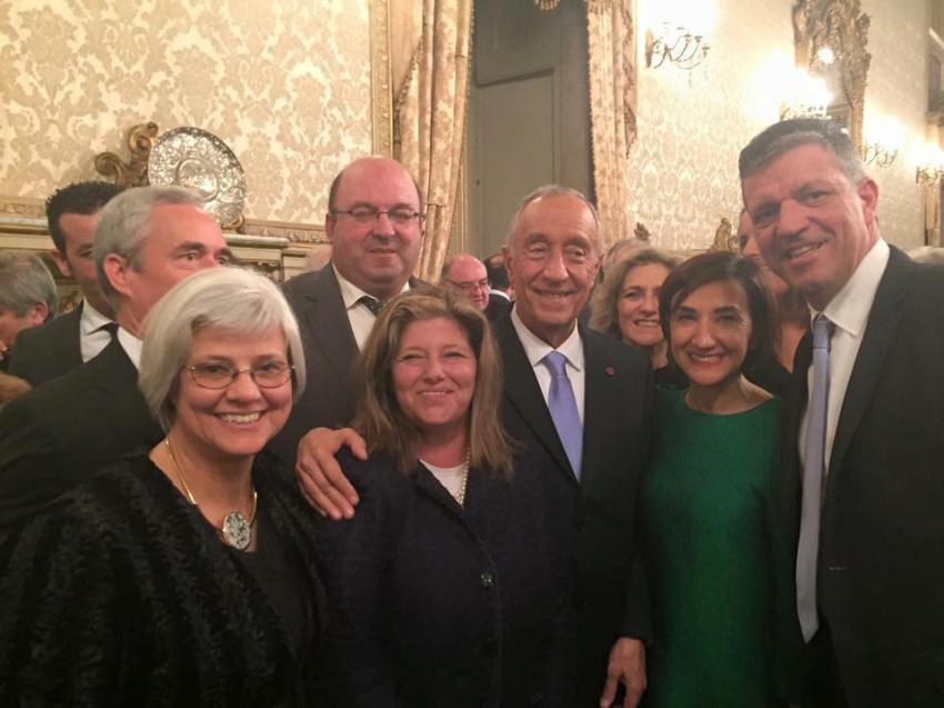 Autarcas do Médio Tejo marcaram presença na Tomada de Posse do Presidente da República