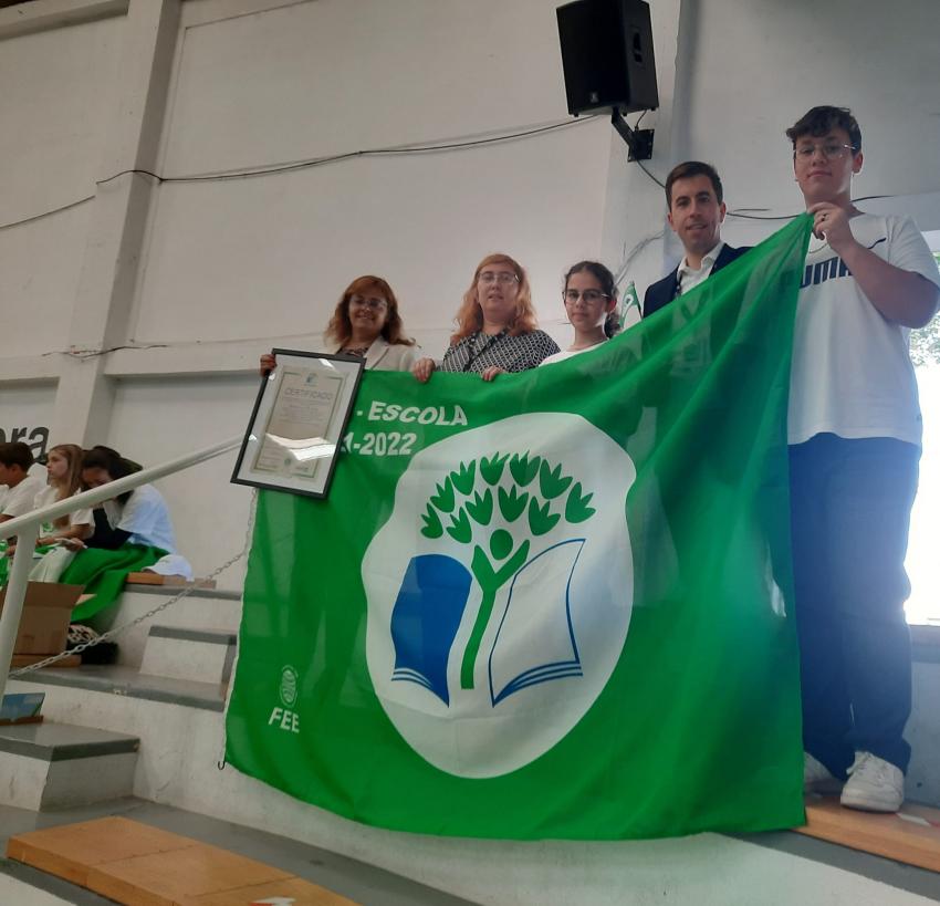 Escola do Centro de Portugal recebeu Bandeira Verde Eco-Escola 2022