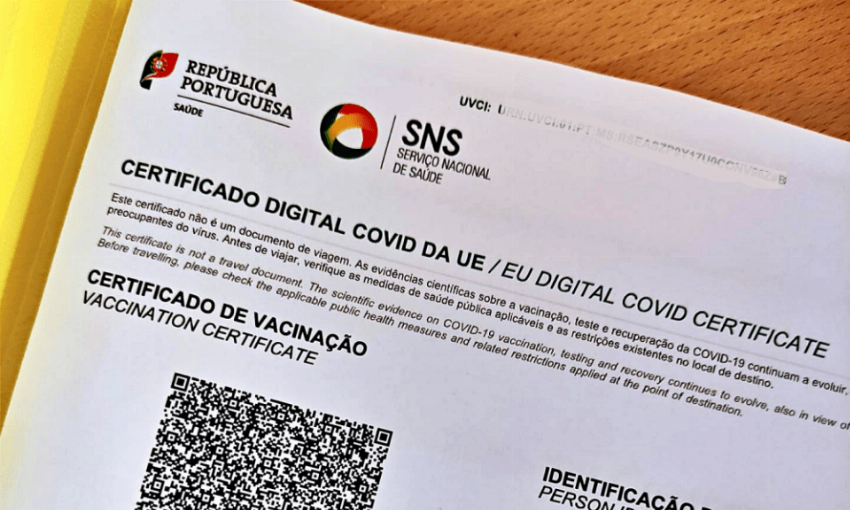 Covid-19: Mais de 400 mil certificados digitais já emitidos em Portugal