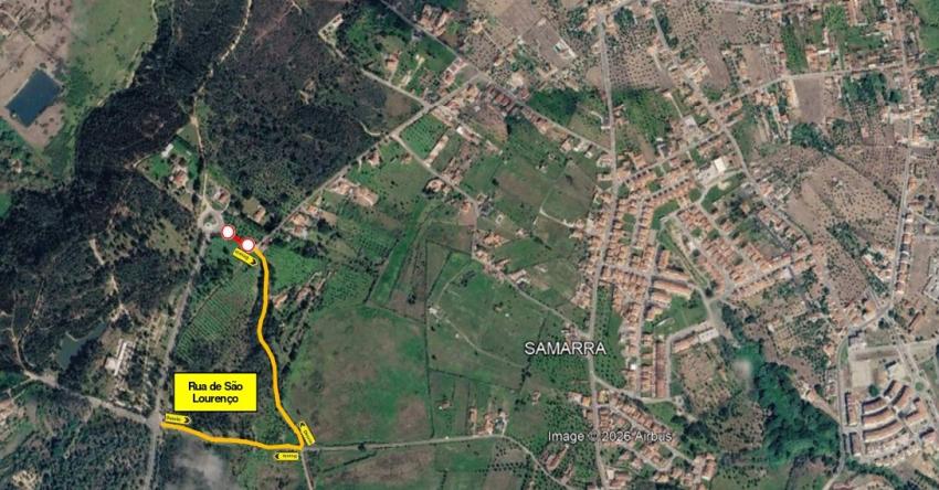 Trânsito terá interrupção temporária na zona de São Lourenço