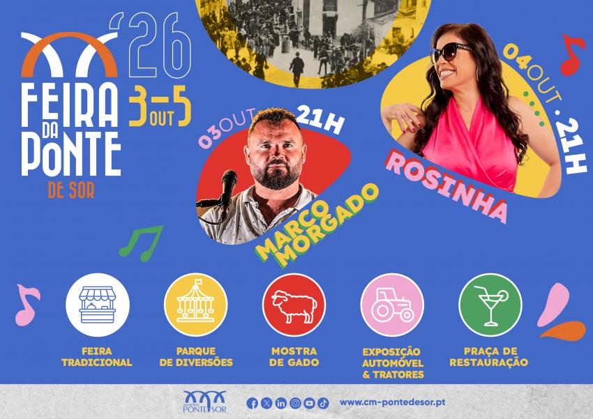 Feira da Ponte «com nova identidade» realiza-se de 3 a 5 de outubro