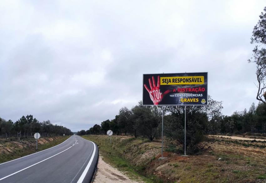 Bemposta: Junta de Freguesia com campanha de segurança rodoviária na EN 2