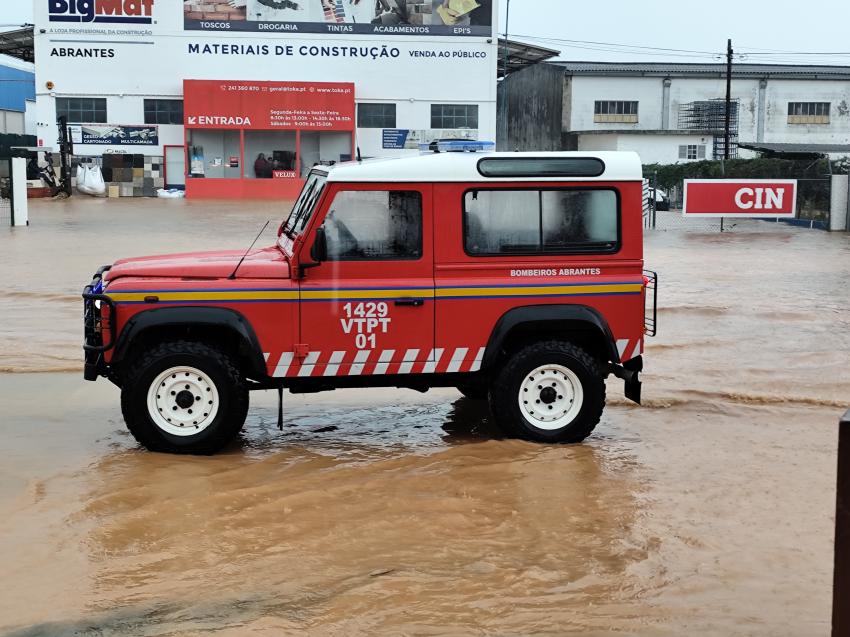 Portugal com 2434 ocorrências, Médio Tejo com 119 situações