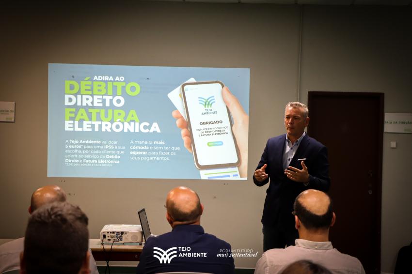 Tejo Ambiente converte adesões à Fatura Eletrónica e Débito Direto em donativos a IPSS