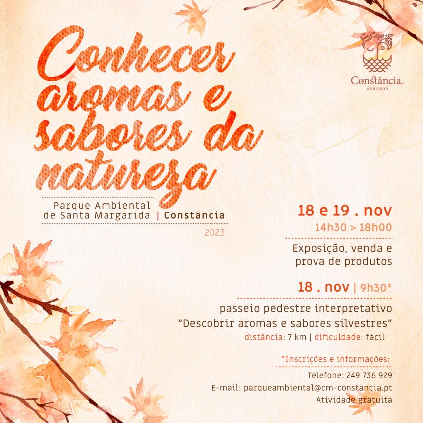 Conhecer Aromas e Sabores da Natureza no Parque Ambiental de Santa Margarida