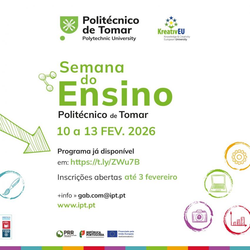 Semana do Ensino 2026 no Politécnico é de 10 a 13 de fevereiro 