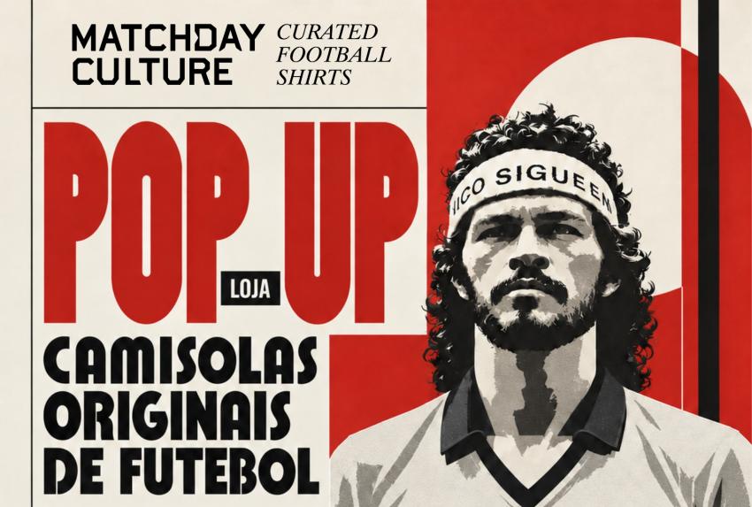 Estúdio Tipo-Grafia recebe primeira loja pop-up da Matchday Culture