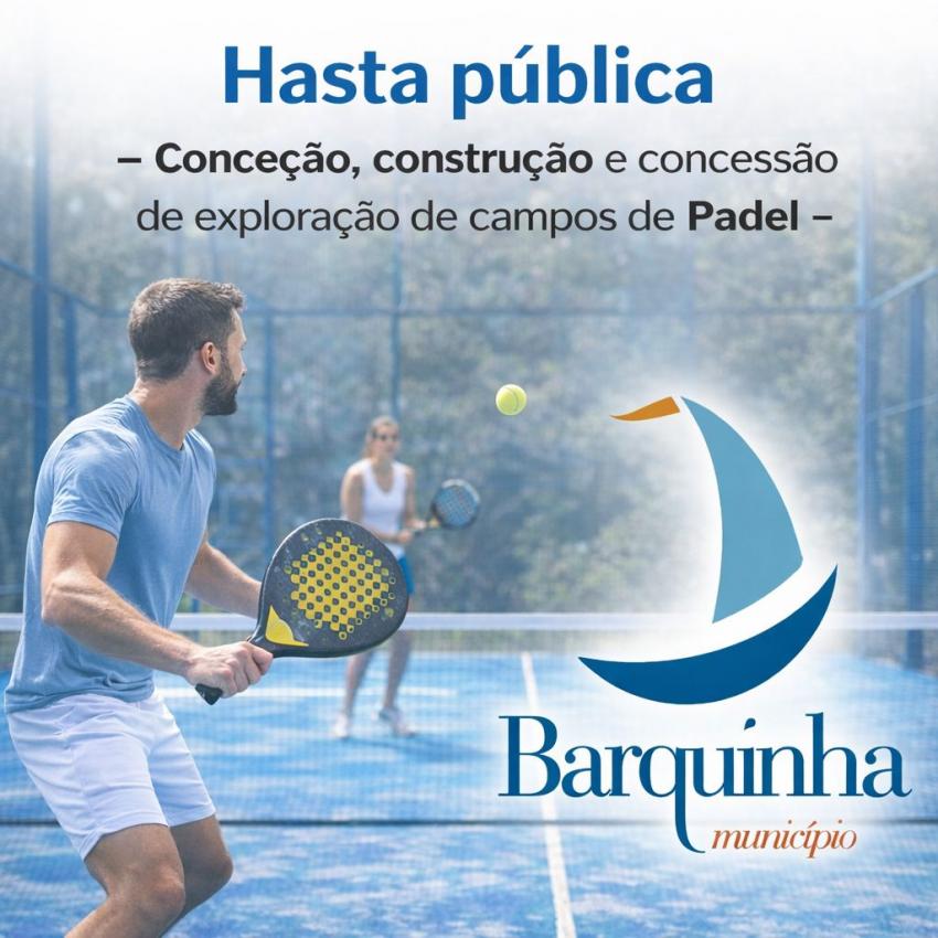 Município abre concurso para construção e exploração de campos de Padel