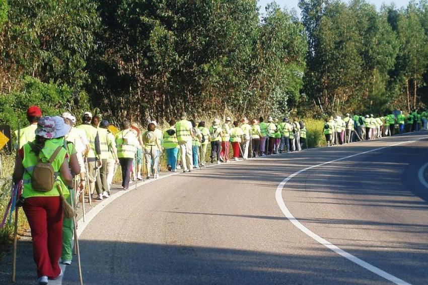 Estradas no Centro com condicionamentos para segurança dos peregrinos de Fátima