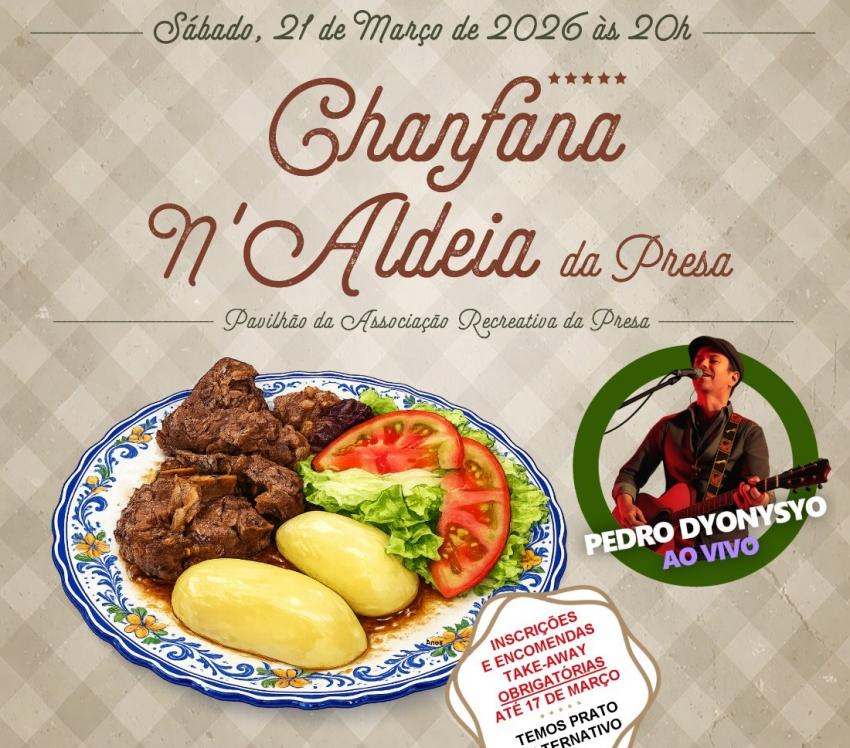 Associação da Presa antecipa 6.ª edição da «Chanfana na Aldeia» e já há inscrições abertas