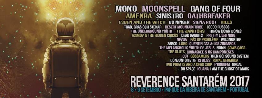 Antena Livre leva ouvintes ao Festival REVERENCE 2017 em Santarém a 8 e 9 Setembro