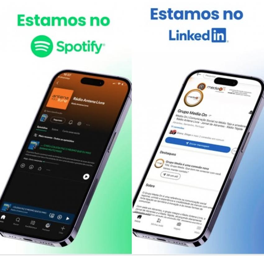 Antena Livre reforça presença digital com chegada ao Spotify e Grupo Media On ao LinkedIn