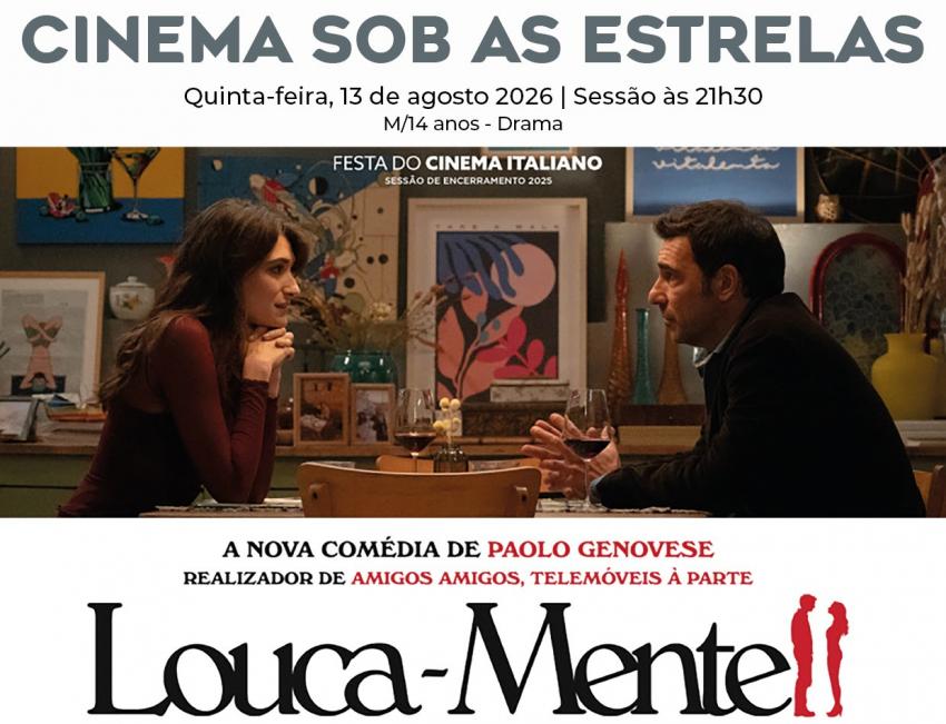 «Louca-Mente» é o próximo filme a ser exibido no cinema ao ar livre