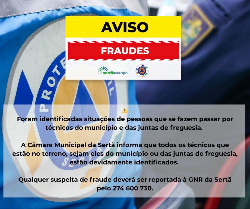 Câmara alerta para pessoas que se fazem passar por técnicos das autarquias