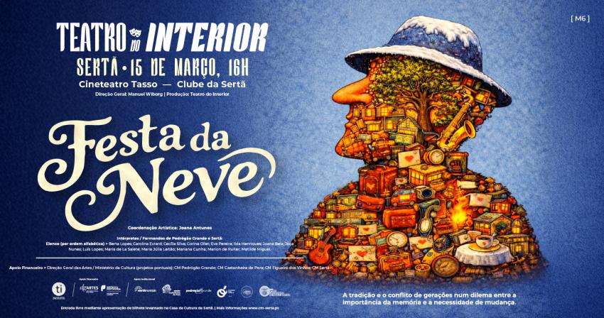 Teatro do Interior apresenta Festa da Neve com formandos da região