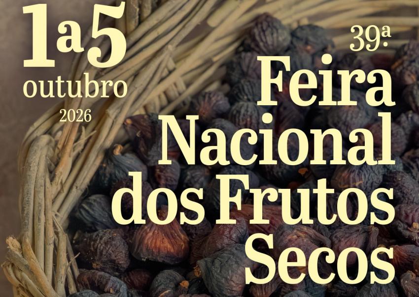 39.ª Feira Nacional dos Frutos Secos decorre de 1 a 5 de outubro 