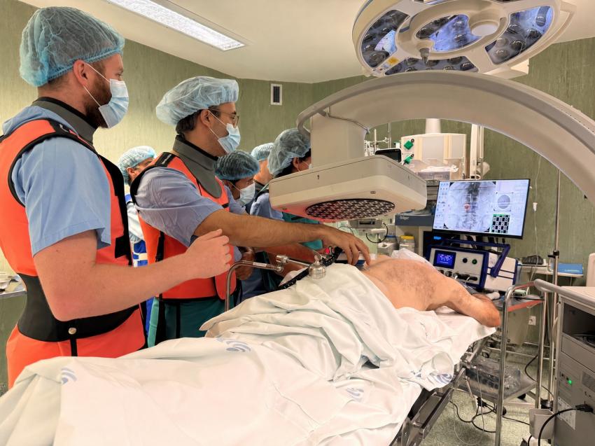 Tomar entre os primeiros hospitais europeus a utilizar tecnologia não invasiva para tratamento da dor lombar crónica