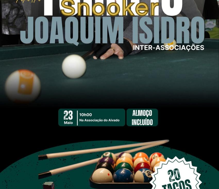 ARCD Aivado organiza Torneio de Snooker Interassociações