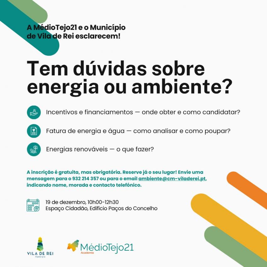 MédioTejo21 promove sessão de atendimento sobre eficiência energética e energias renováveis