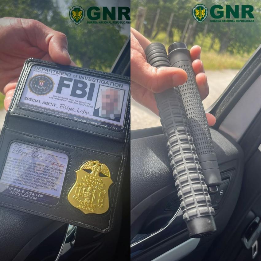 GNR deteve indivíduo por posse de arma proibida e identificação falsa