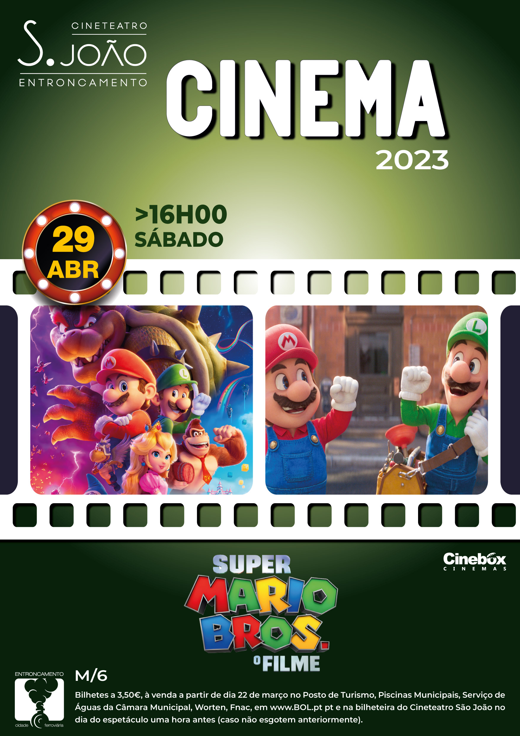 Direto do cinema: Super Mario Bros.: O Filme chegará ao