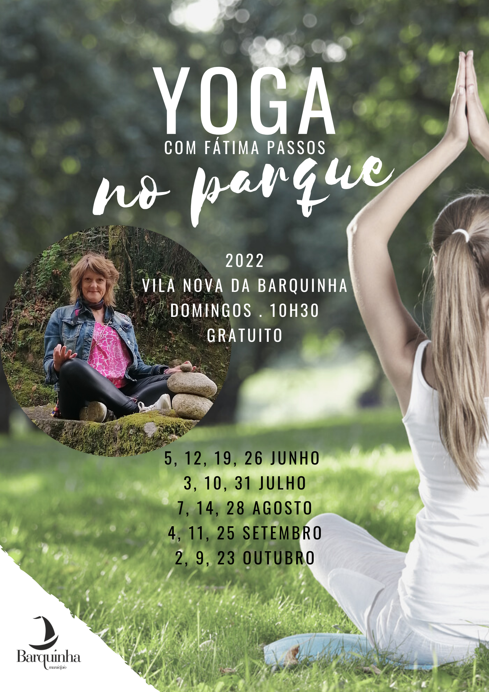 Yoga no Parque Municipal tem mudança de horário neste domingo, 1º